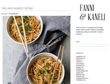 Tablet Screenshot of fannijakaneli.com